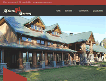 Tablet Screenshot of meistermasonry.com